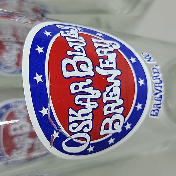 Set of 5 Oscar Blues Brewery Pint Glasses - Picture 5 of 7